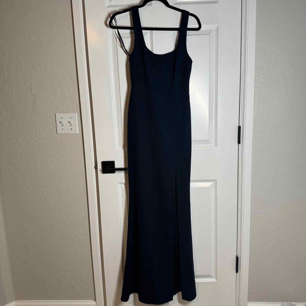 BHLDN Blake Square Neck Stretch Crepe Gown 0 NWOT