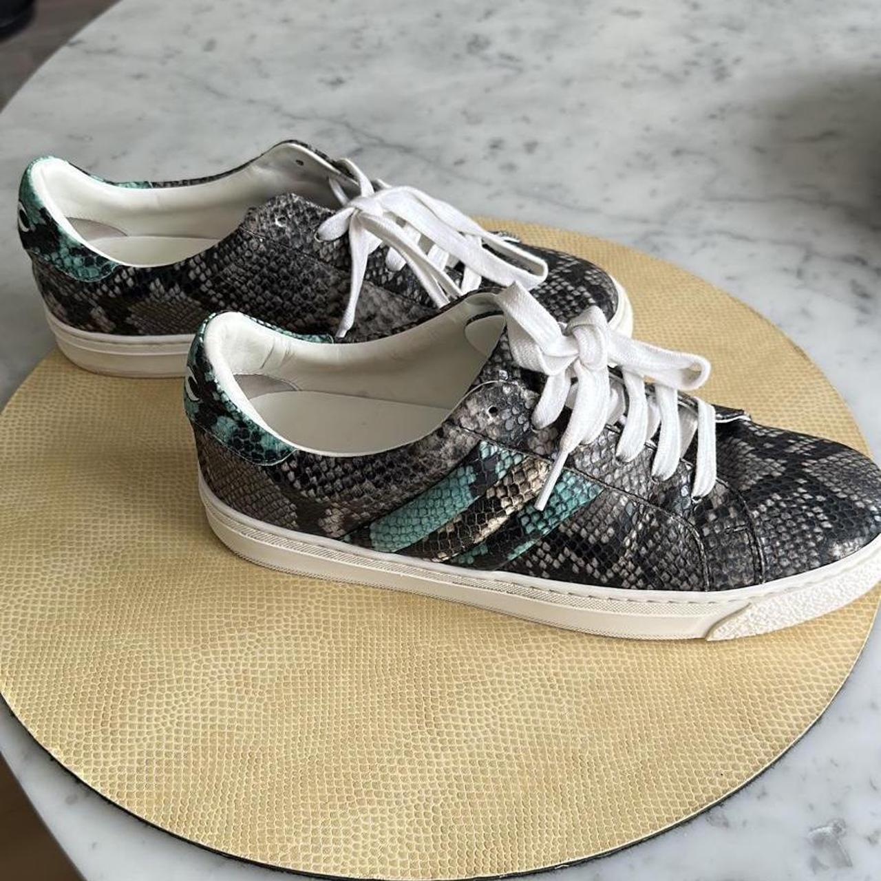 Anya hindmarch sneakers Leather material with snake... Depop