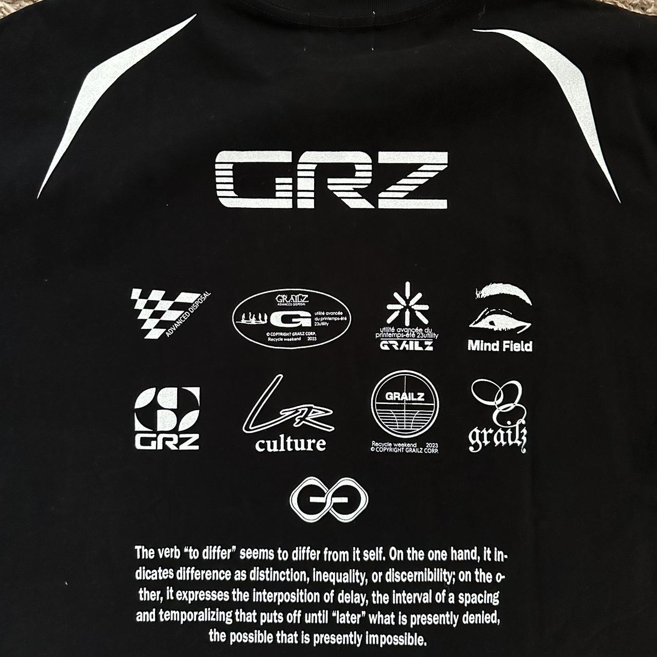 GRAILZ Industrial Blokecore black t shirt, size 2 | Depop