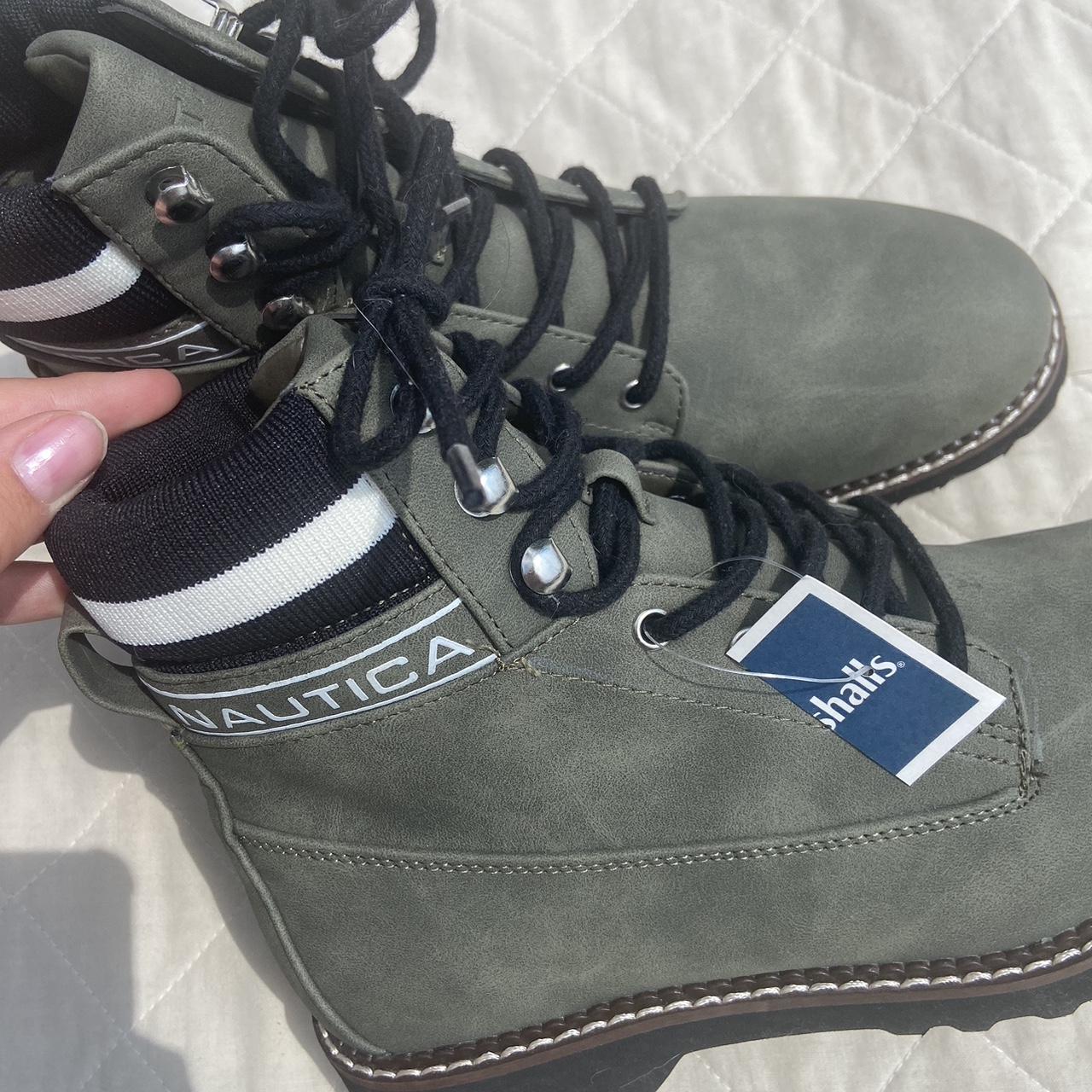 army green acg boots