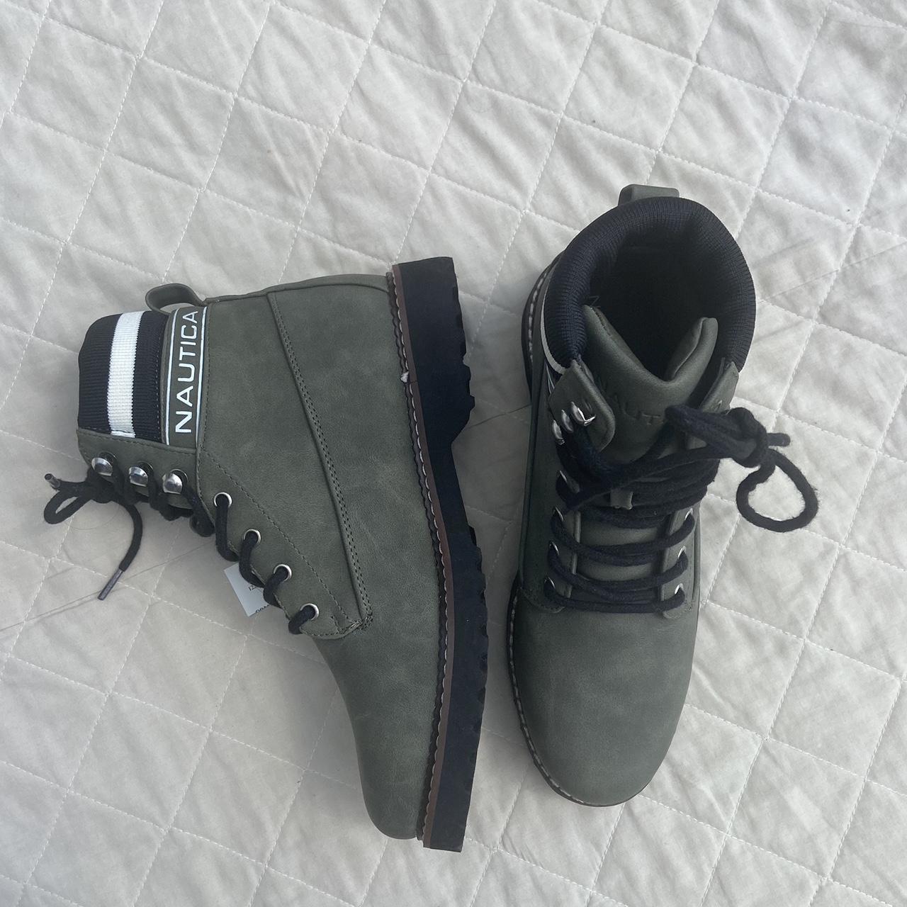 army green acg boots