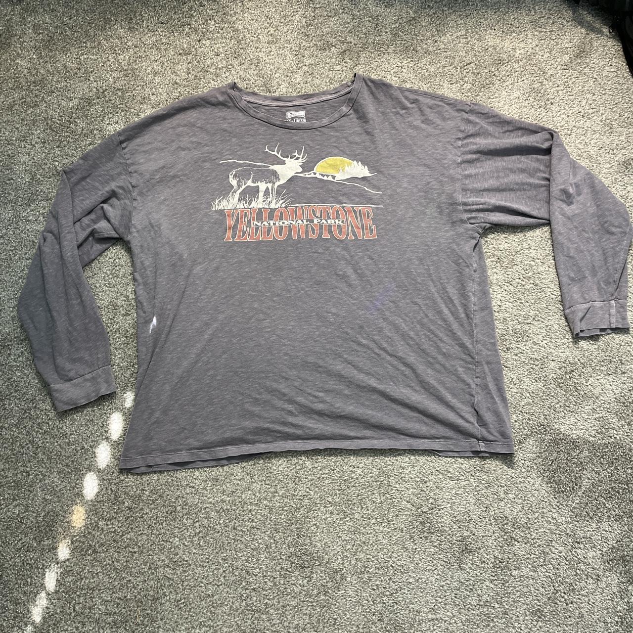 American Eagle Tailgate Yellowstone Long Sleeve... - Depop