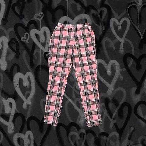 Plaid pants with from hot topic. Worn a couple of - Depop