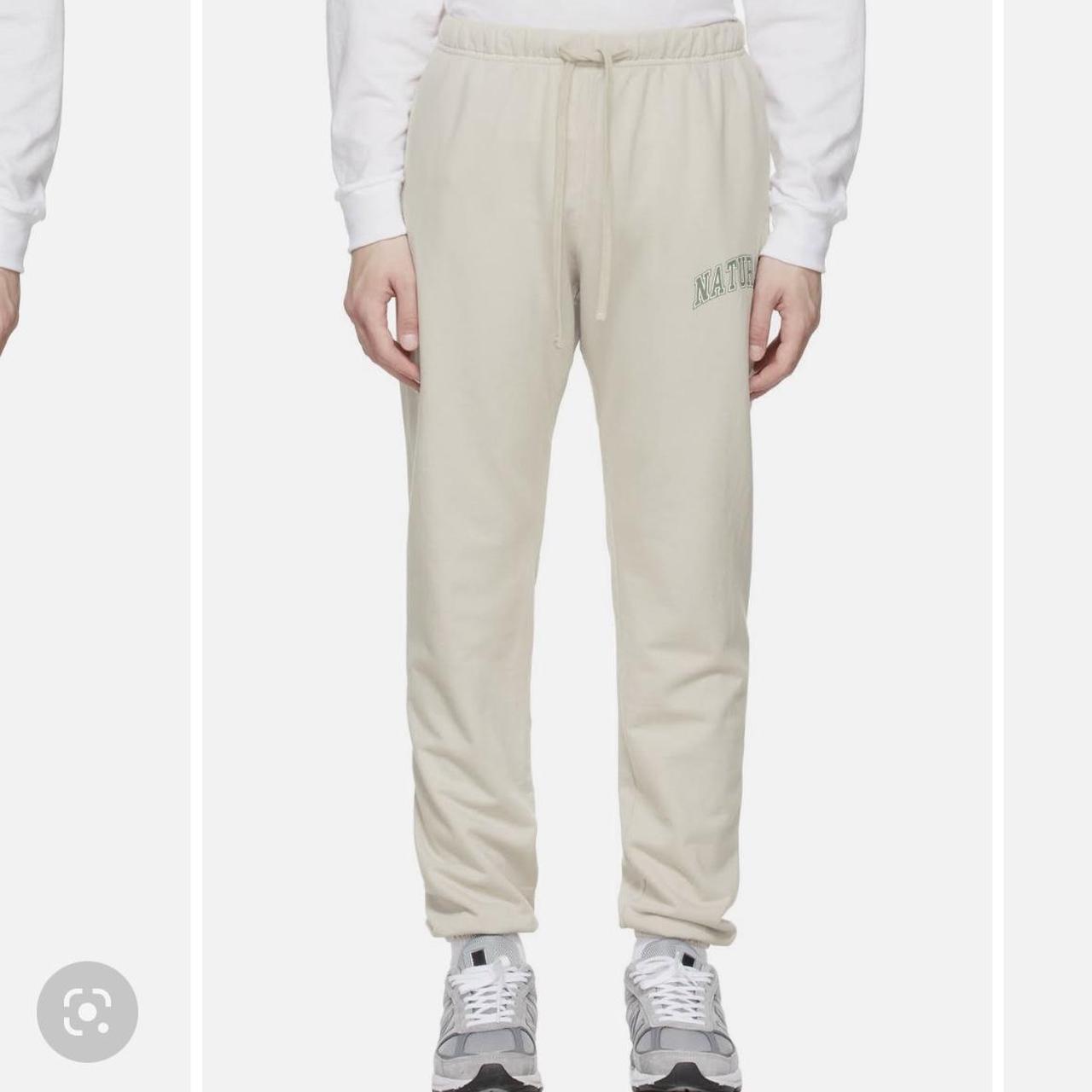 Museum of Peace & Quiet Men's Cream and Green Joggers-tracksuits
