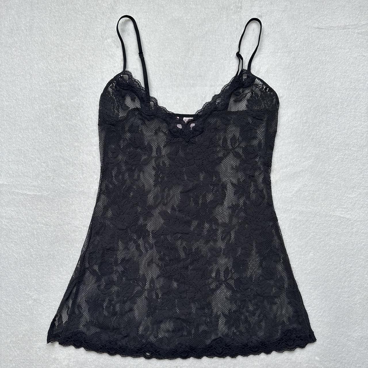 Victoria Secret Black Lace Slip Size medium - Depop