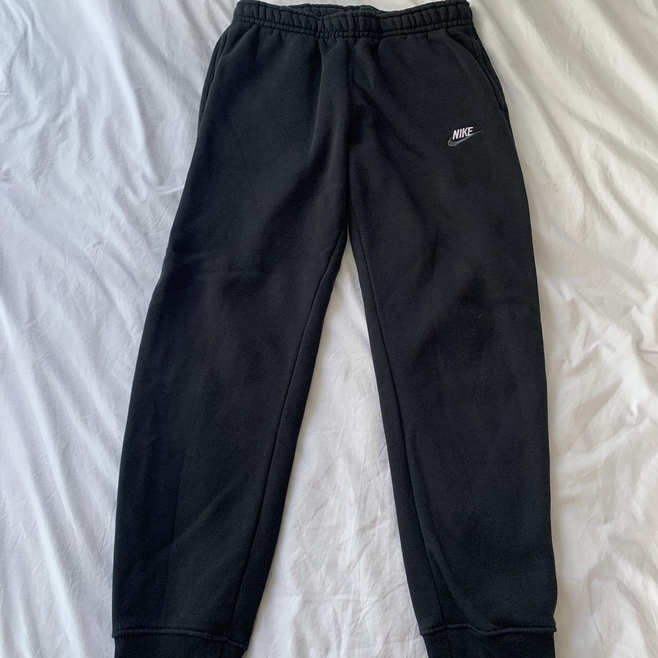 mens nike black joggers