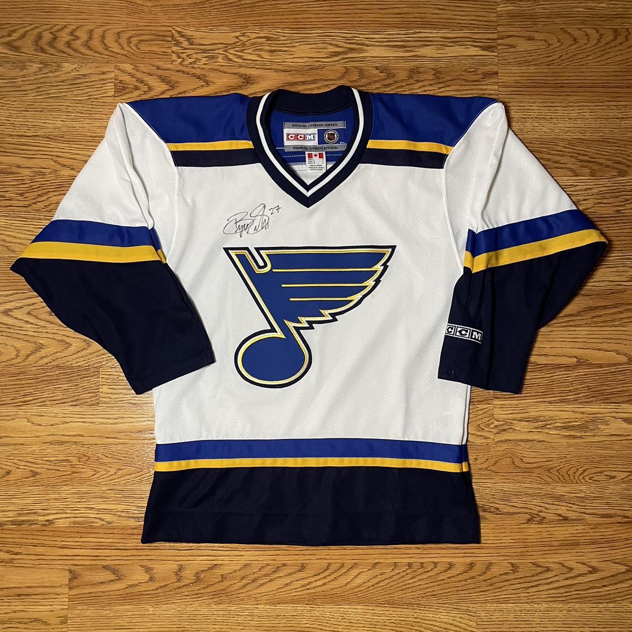 St. Louis Blues Authentic CCM NHL For Her Jersey - Depop