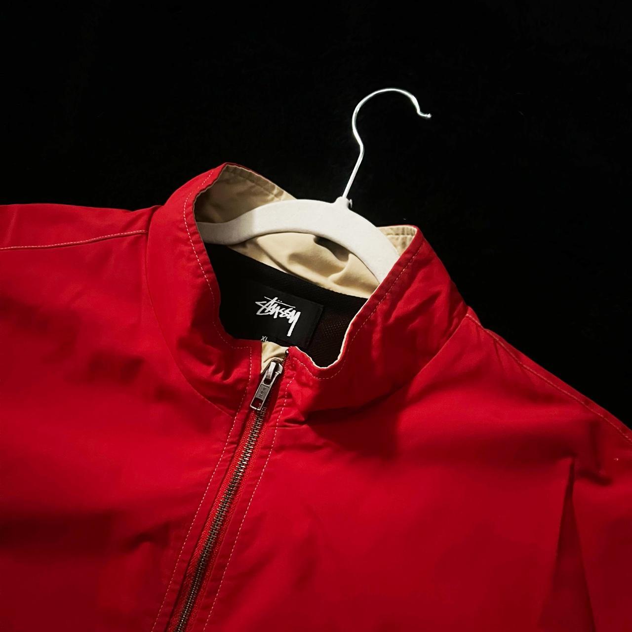 XL Stussy Panel Track Jacket Worn around 10 | Depop
