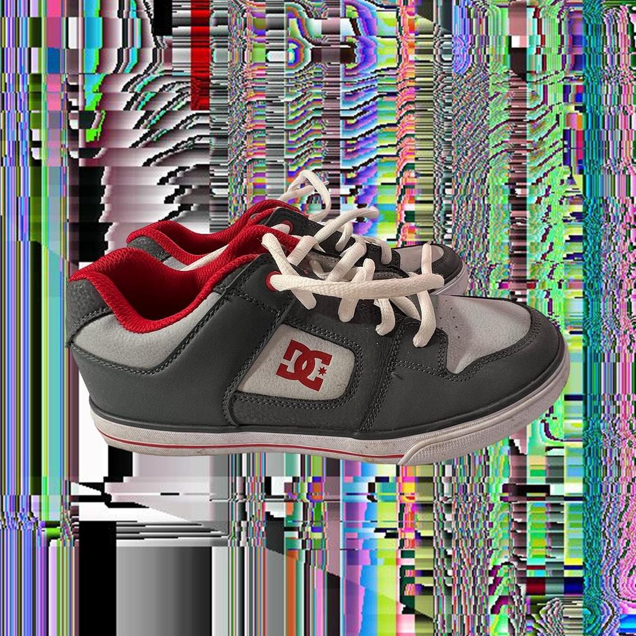 DC Shoes Women's Red and Grey Trainers