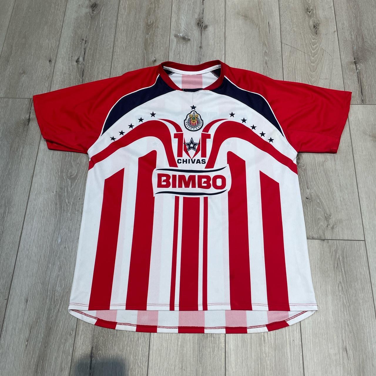 CRAZY Y2K CHIVAS JERSEY CHAMPIONSHIP JERSEY... - Depop