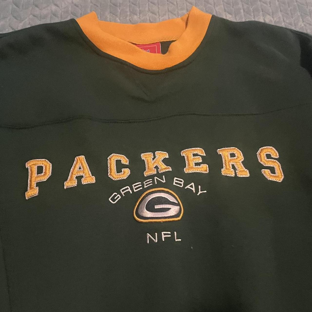 2000s nfl Green Bay Packers sweater 2000s nfl tag... - Depop