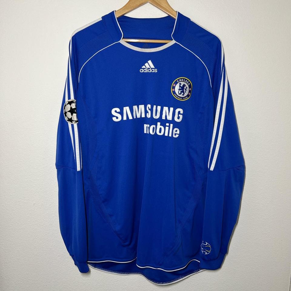 Adidas Chelsea Arjen Robben 2006-2008 Home Long Sleeve Jersey