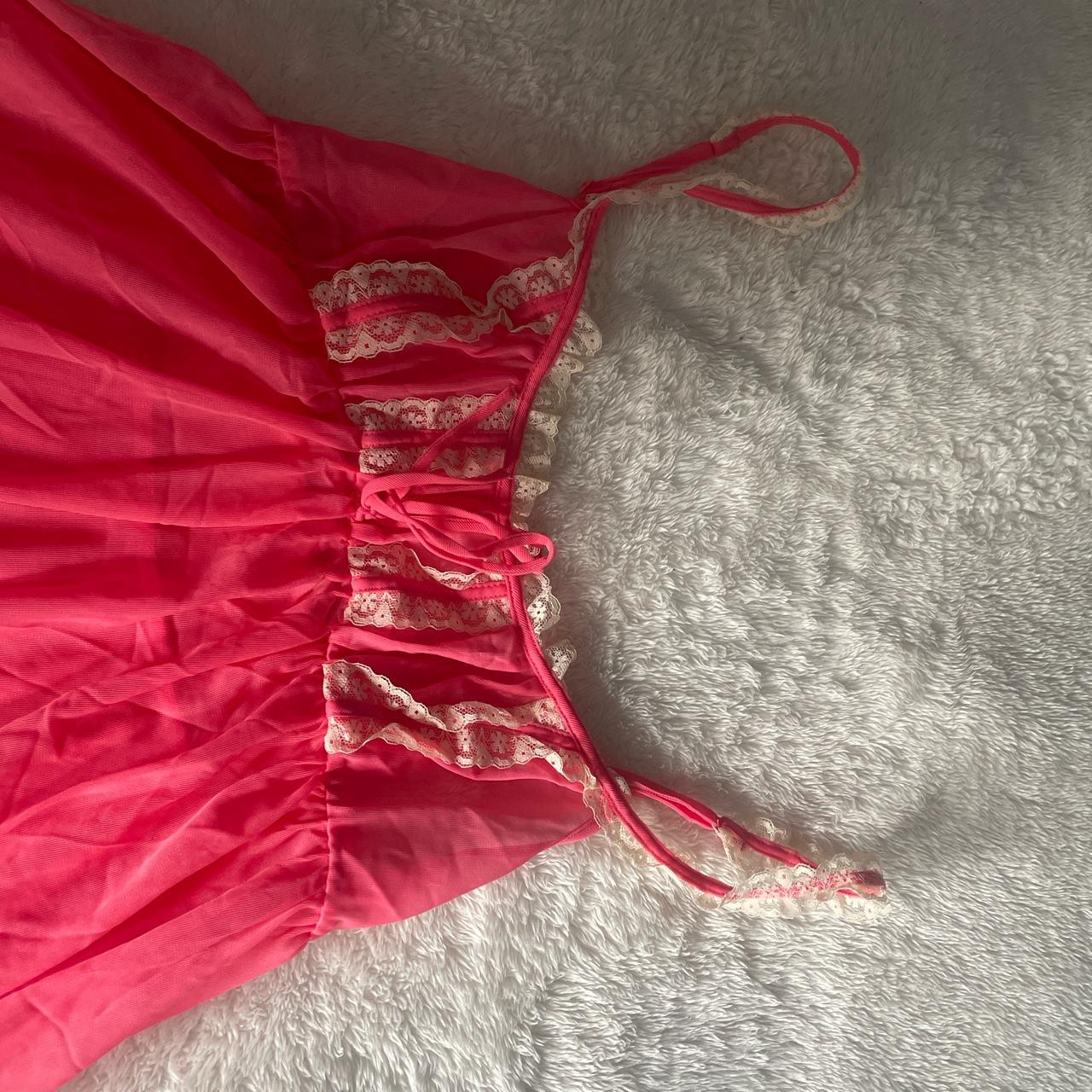 Victoria's Secret Women's Pink Vest | Depop