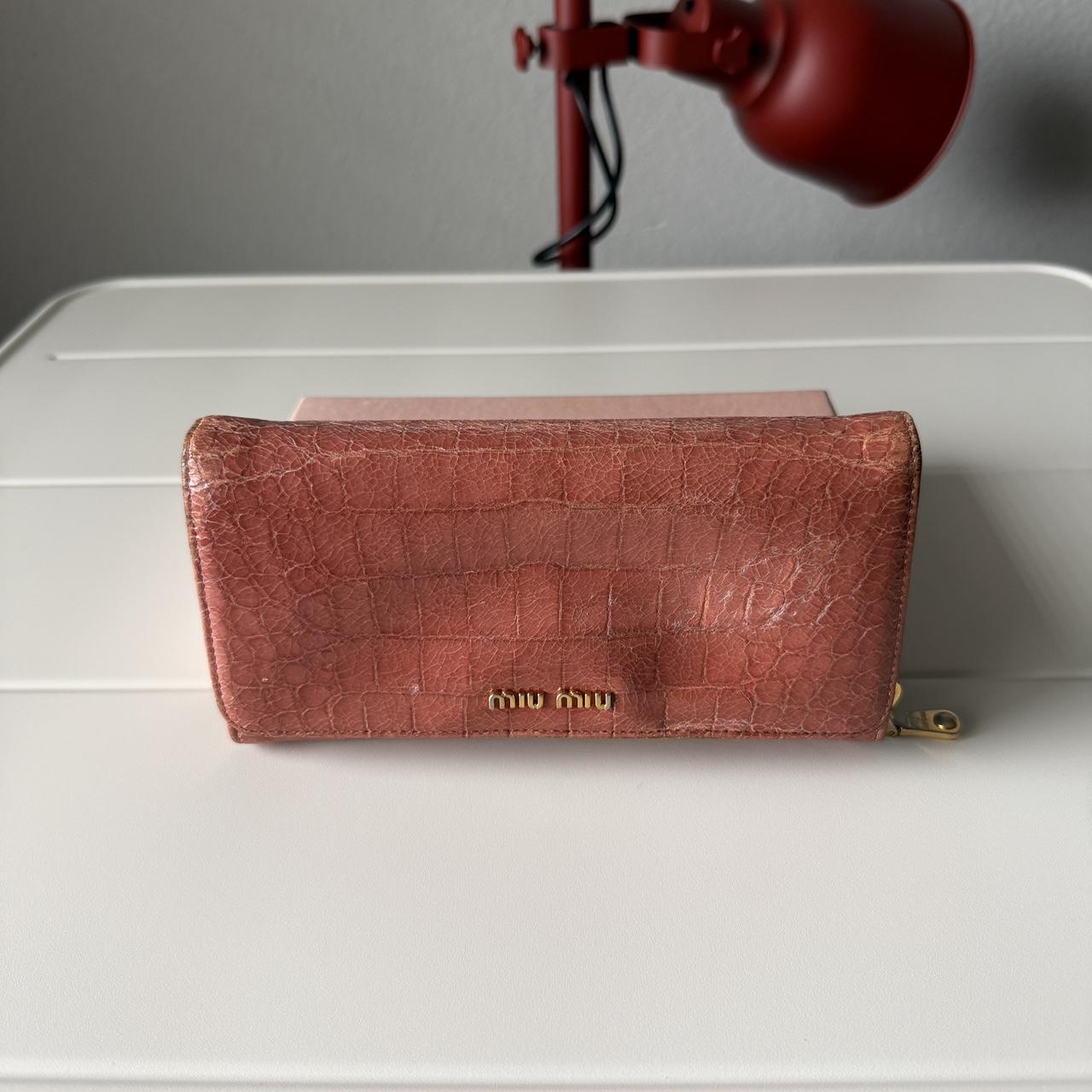 Miu Miu Women's Wallets - Pink – Miu Miu 00's Ant… - image 1