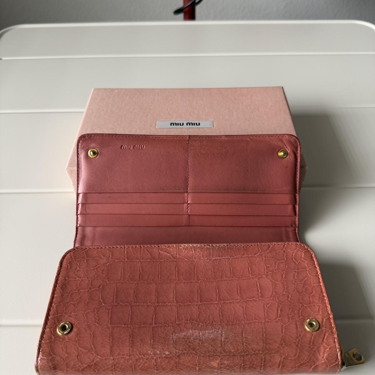 Miu Miu Women's Wallets - Pink – Miu Miu 00's Ant… - image 3