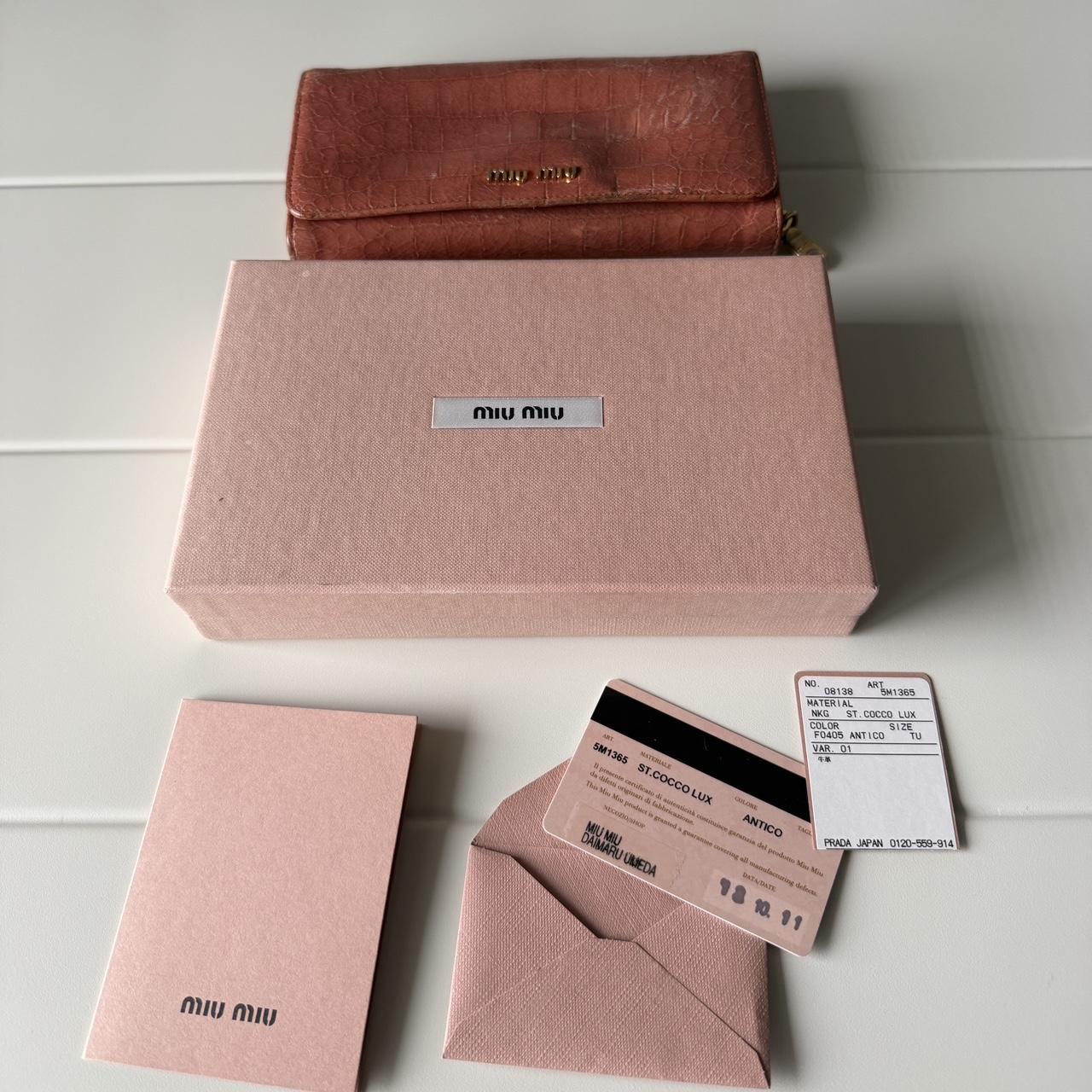 Miu Miu Women's Wallets - Pink – Miu Miu 00's Ant… - image 5