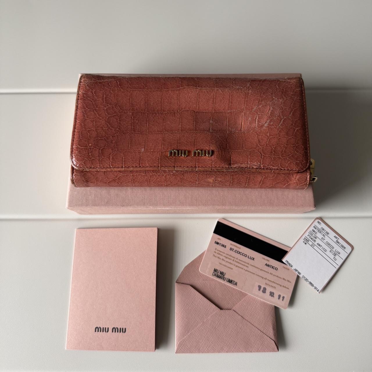 Miu Miu Women's Wallets - Pink – Miu Miu 00's Ant… - image 6