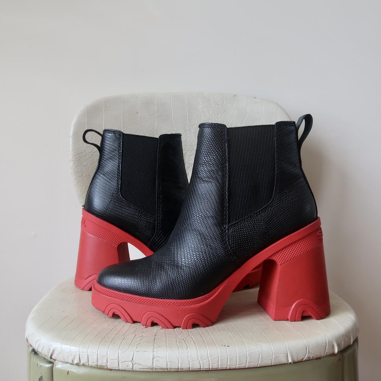 sorel red boots