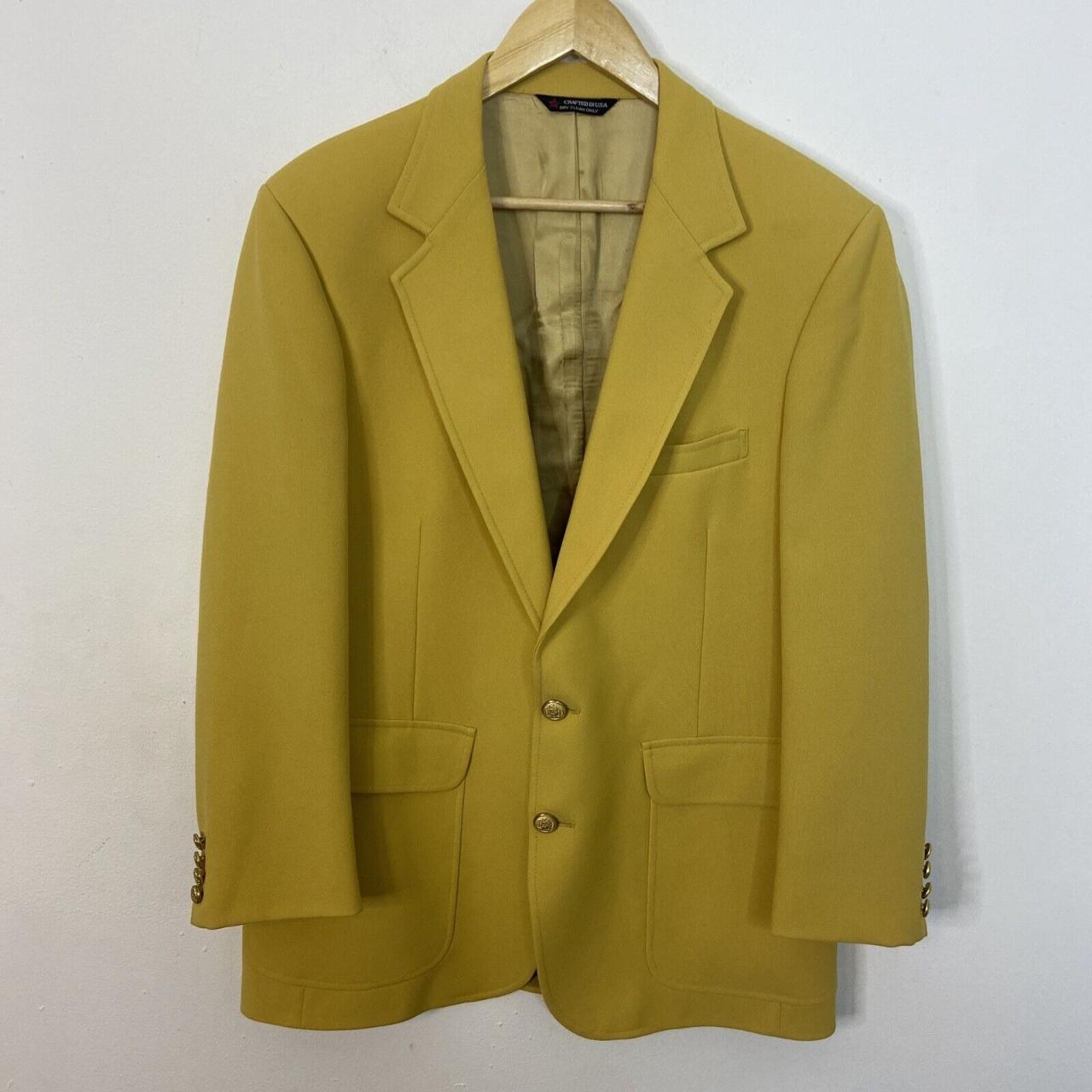 Men's Yellow Tailoredjackets Depop