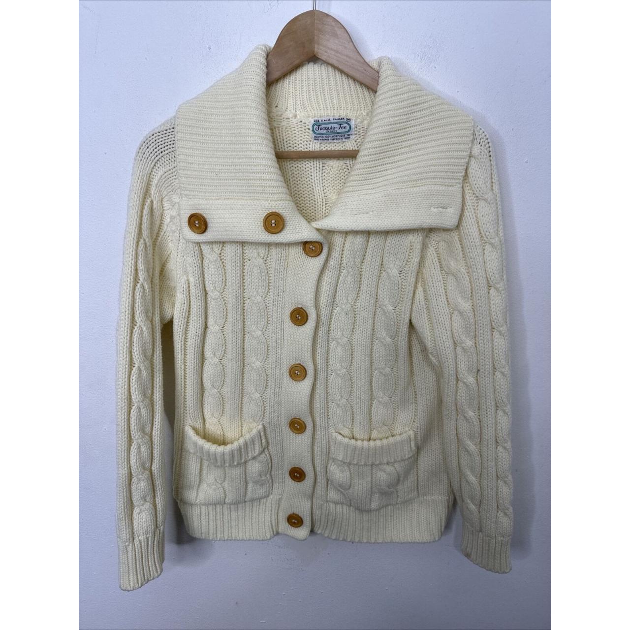Womens Cable Knit Cardigan