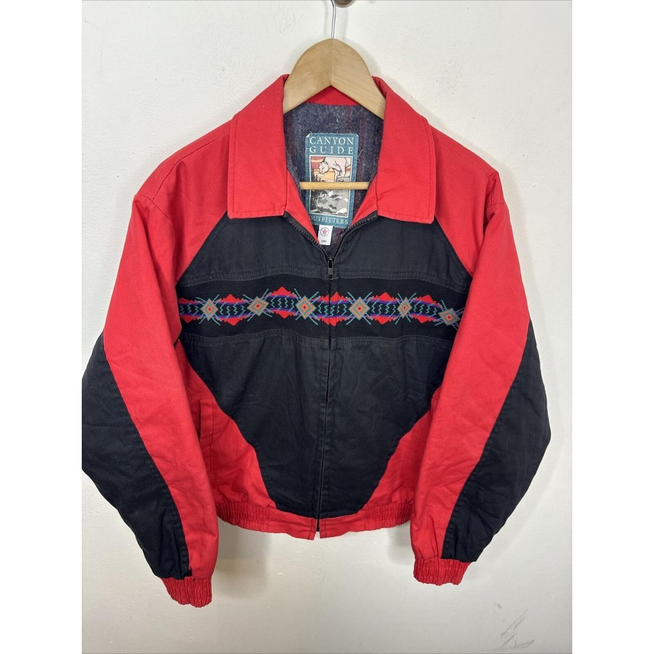 Vintage 90s Canyon Guide Outfitters Aztec Native... - Depop