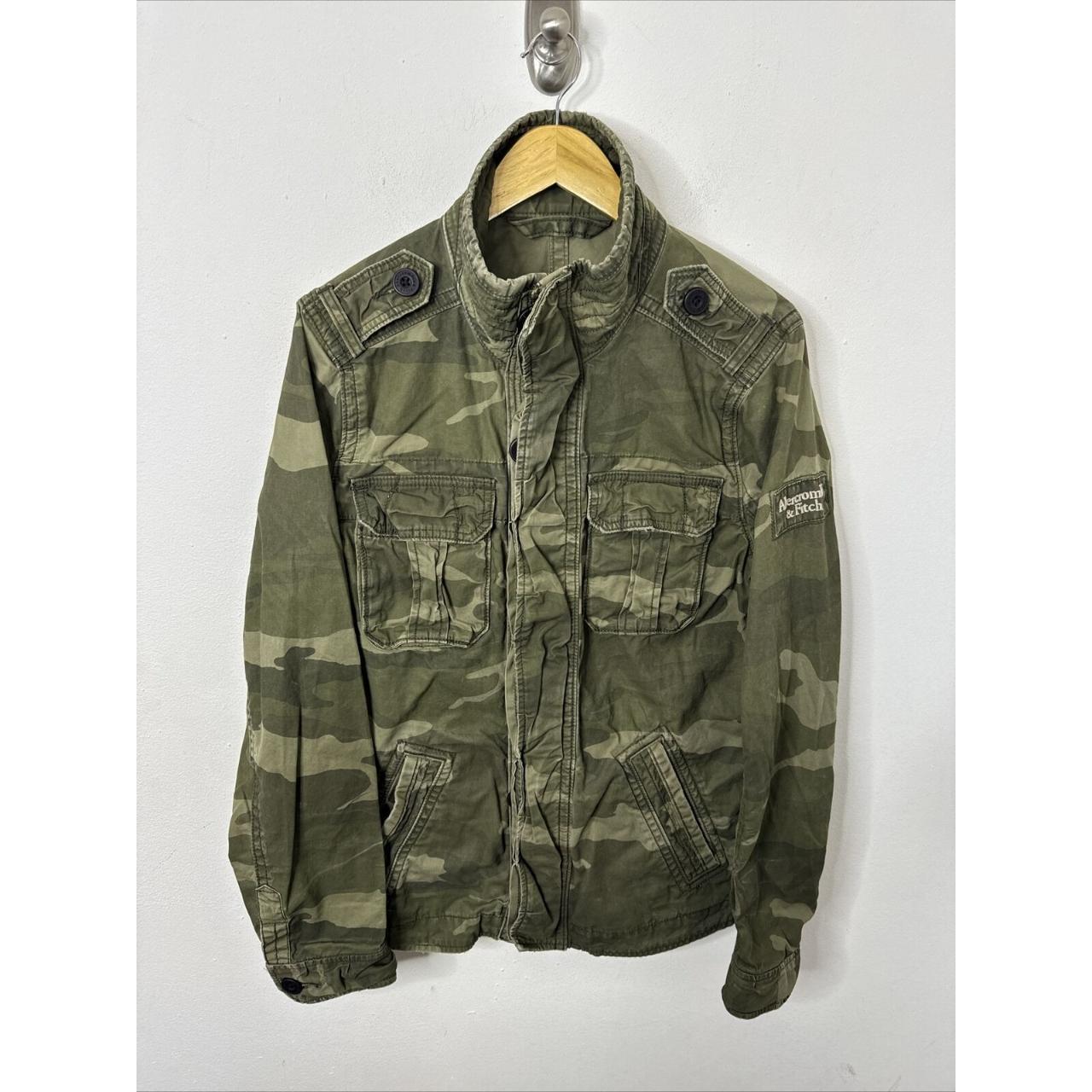 Abercrombie and fitch army jacket best sale