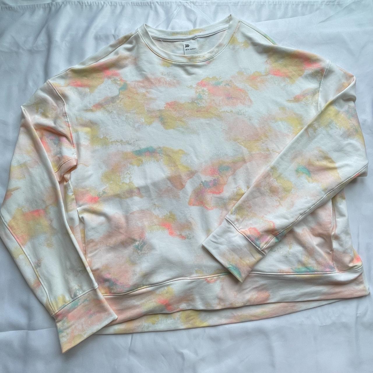 All in motion tie dye sweatshirt sale