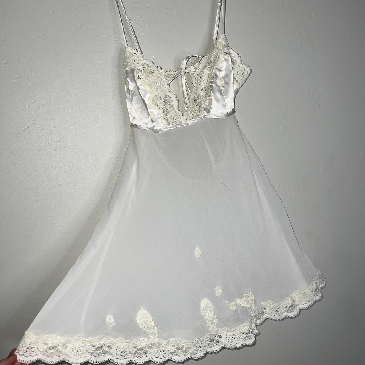 Super cute baby doll lingerie dress. Ties in the... - Depop