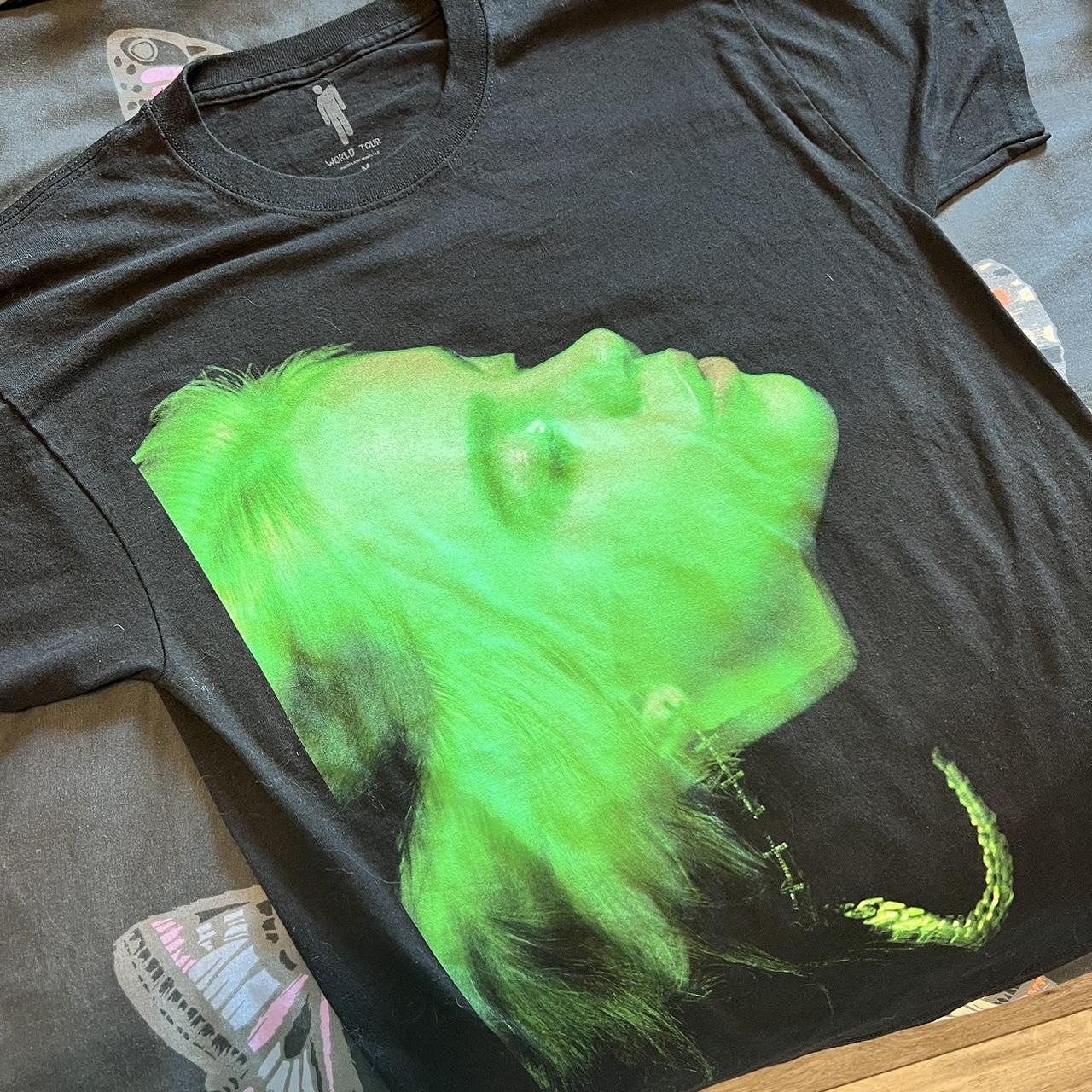 billie eilish world tour shirt