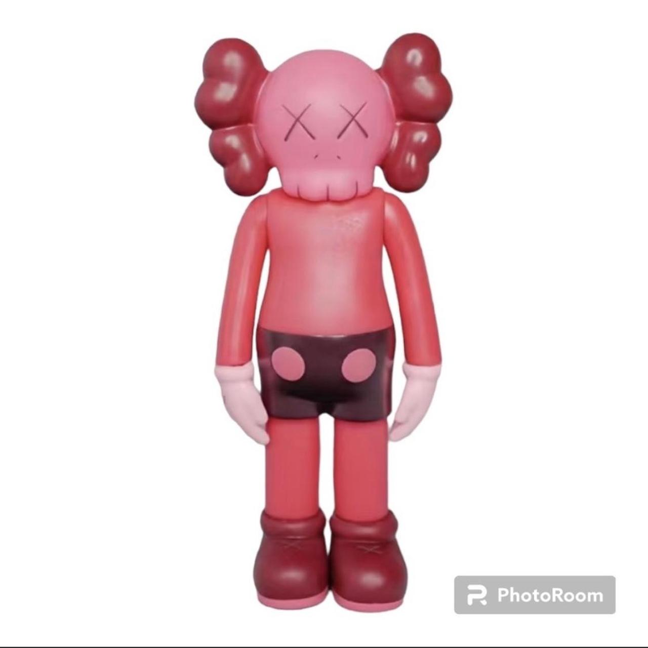 KAWS mini figure keychain black colorway Popular - Depop