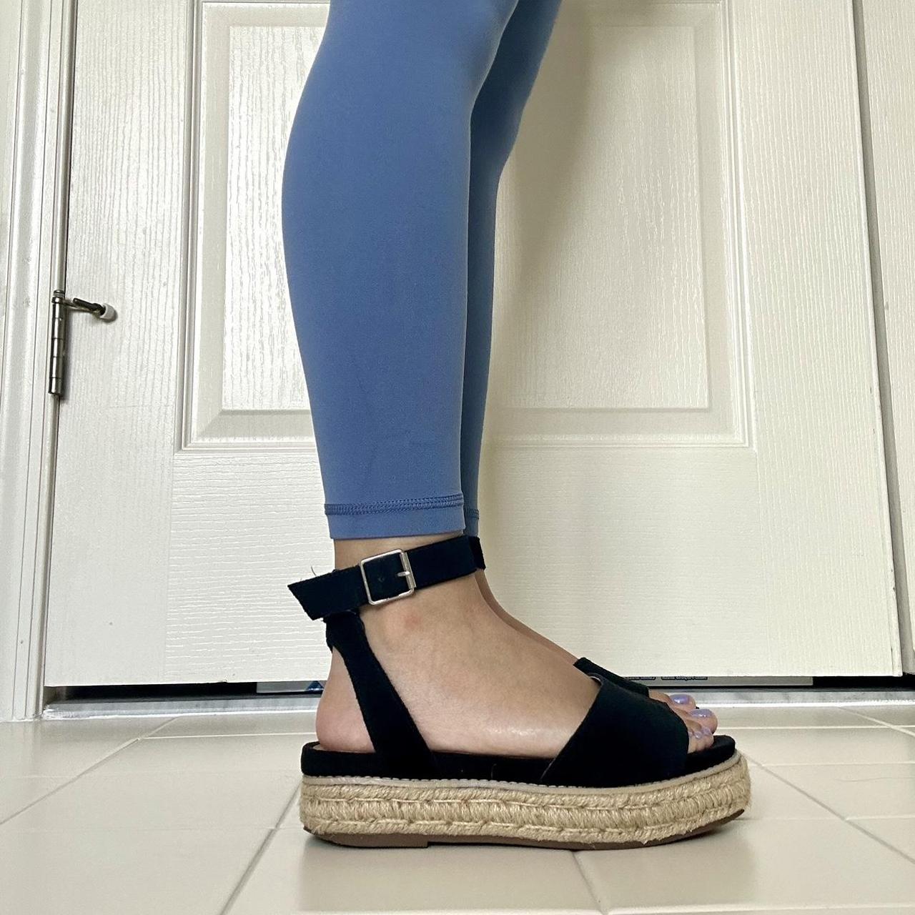 Steve madden store black espadrille sandals