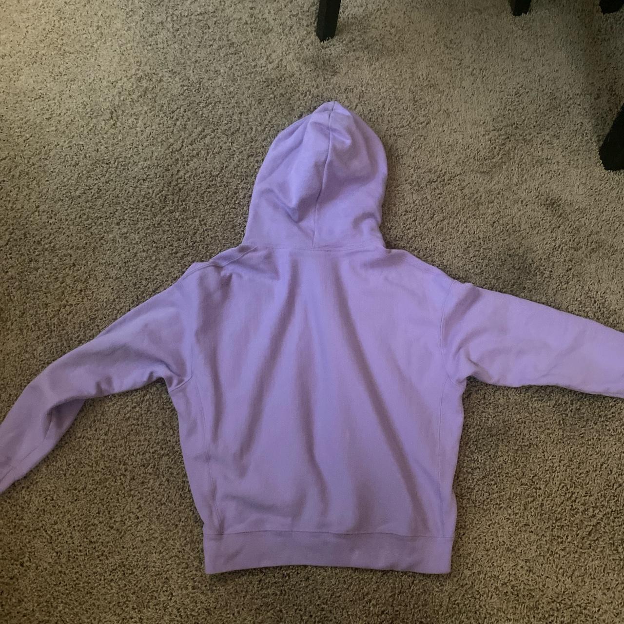 Light pink champion hoodie, not used very much... - Depop