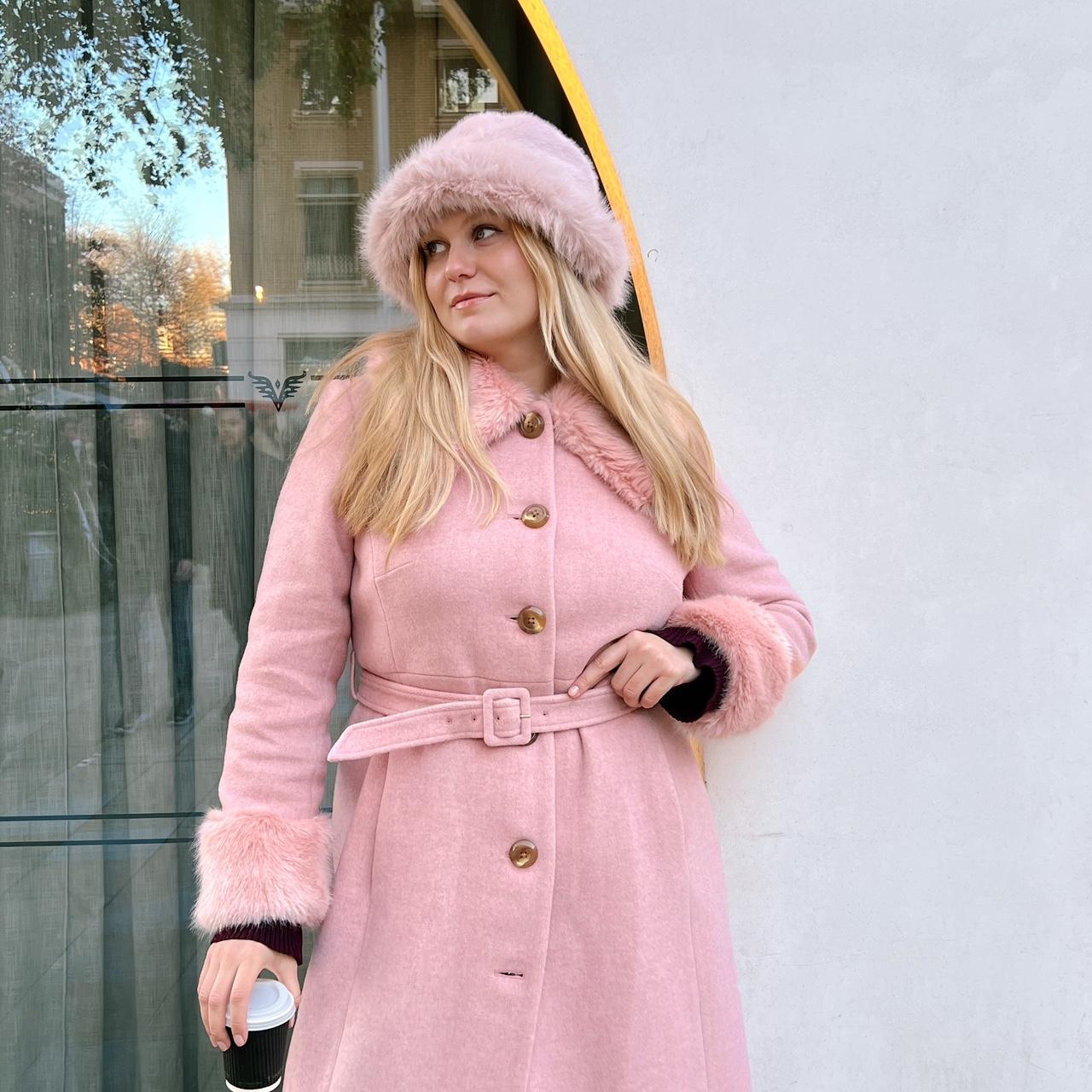 Lk bennett shop pink coat