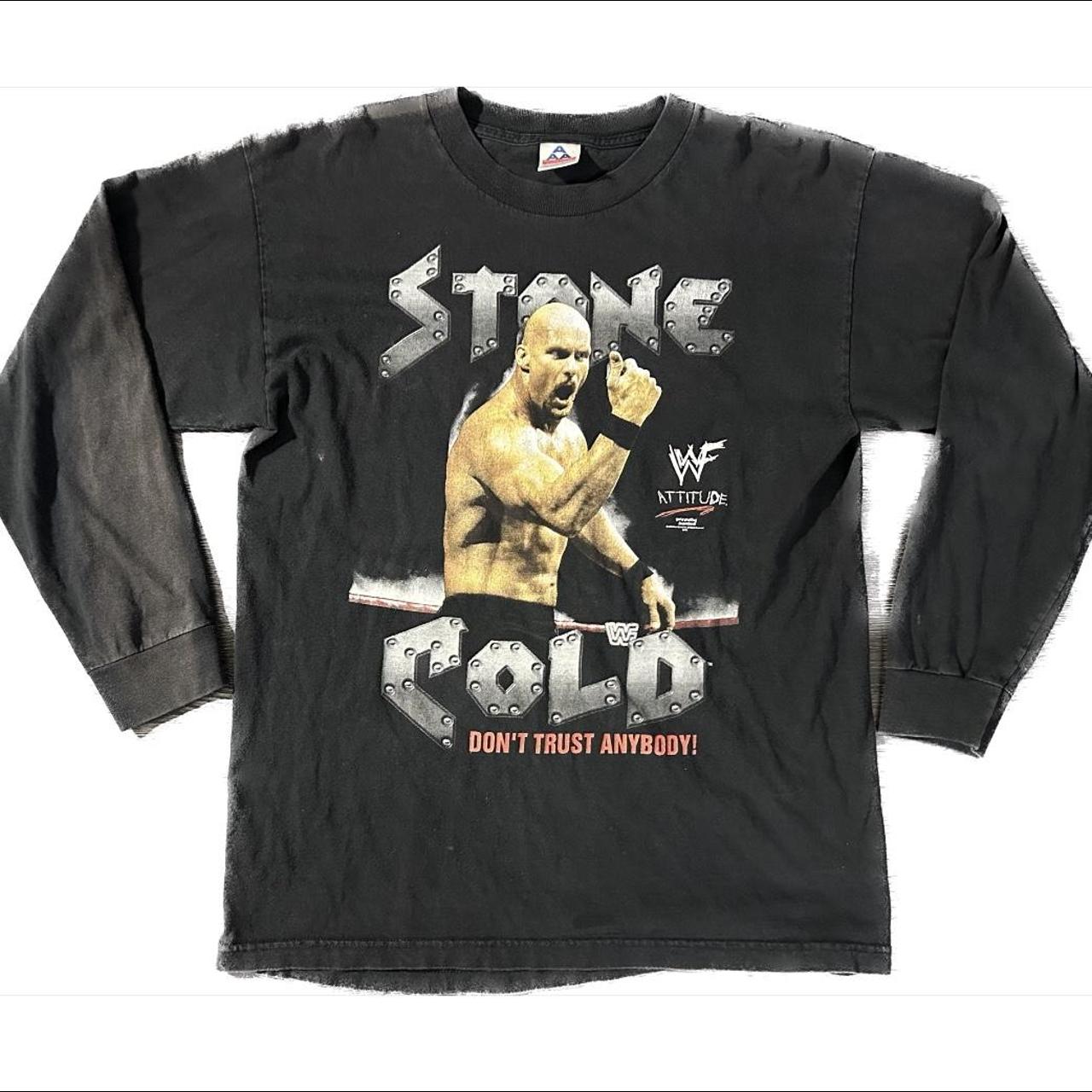 1998 WWF STONE COLD DONT TRUST ANYBODY LONG... - Depop