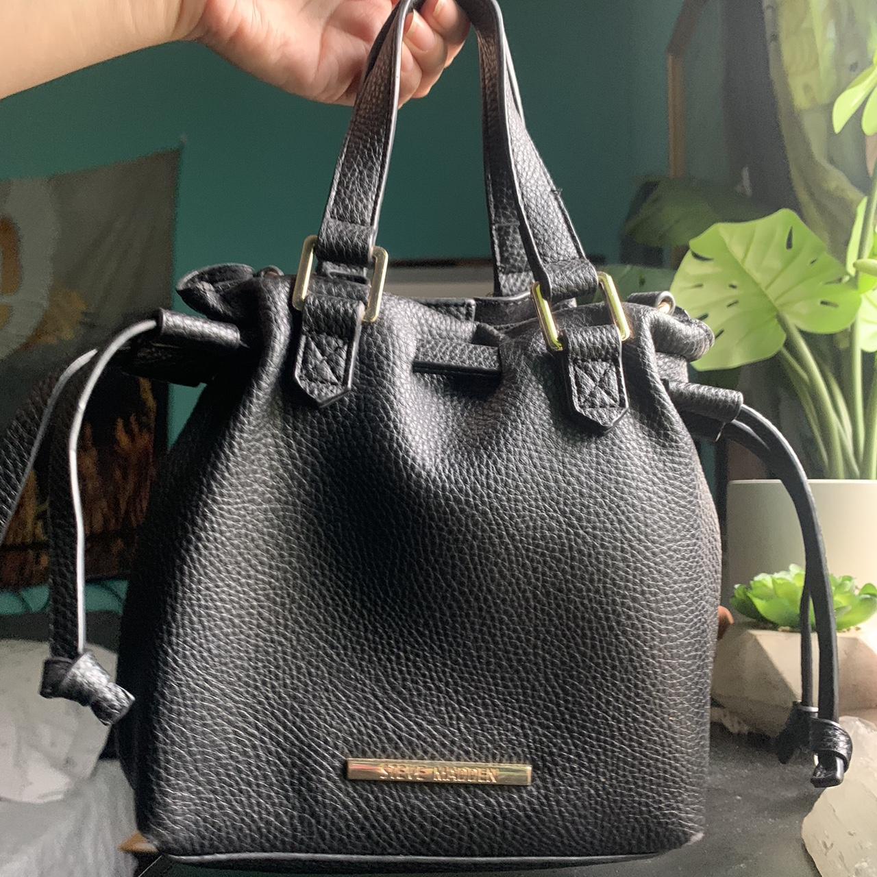 Steve Madden- black crossbody/ shoulder bag - Depop