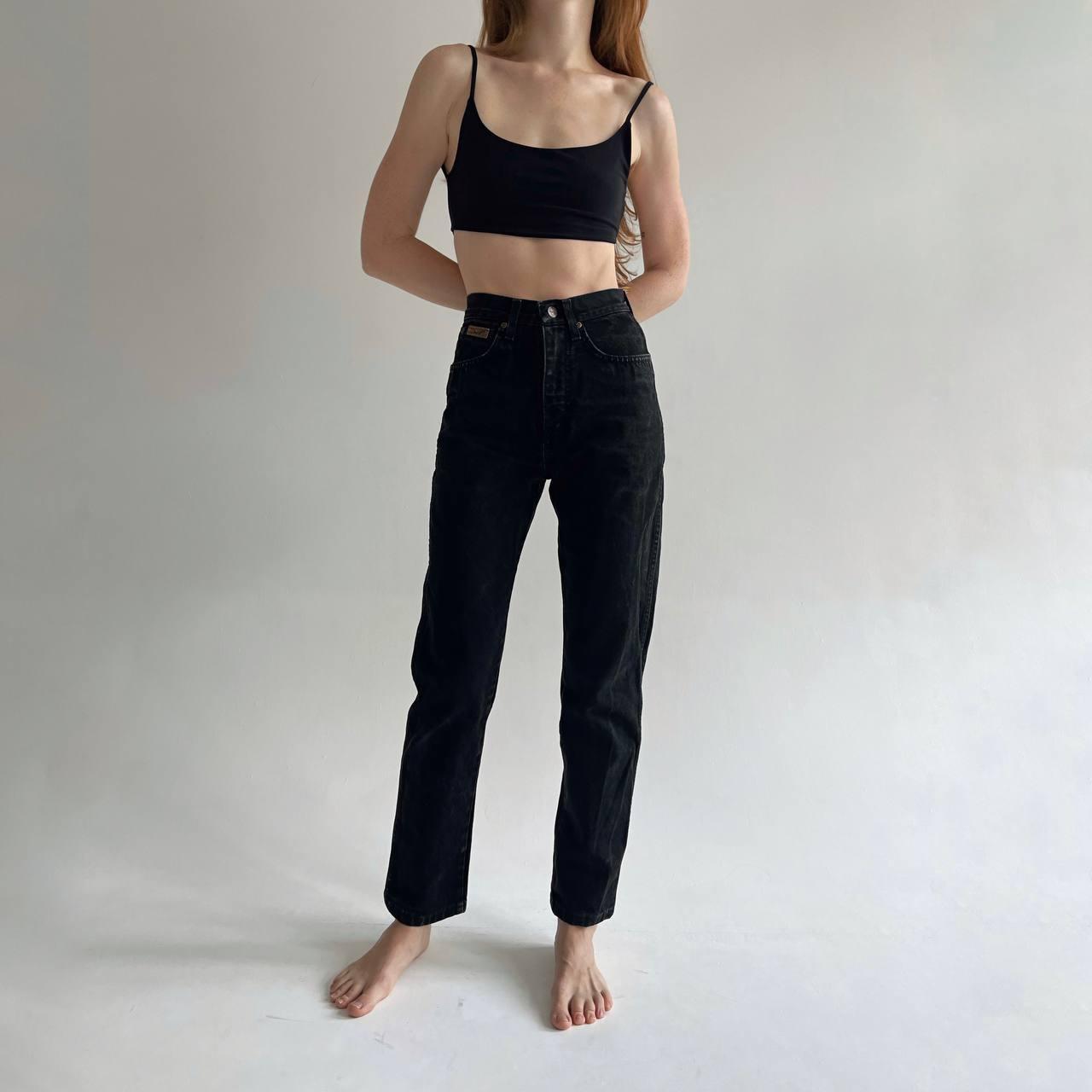 Vintage black Wrangler high waisted mom Depop