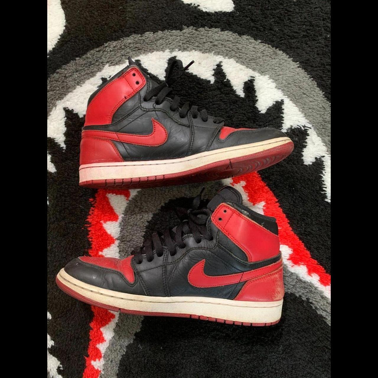 Air Jordan Retro 1 High OG Bred 2013 Size 8 Black