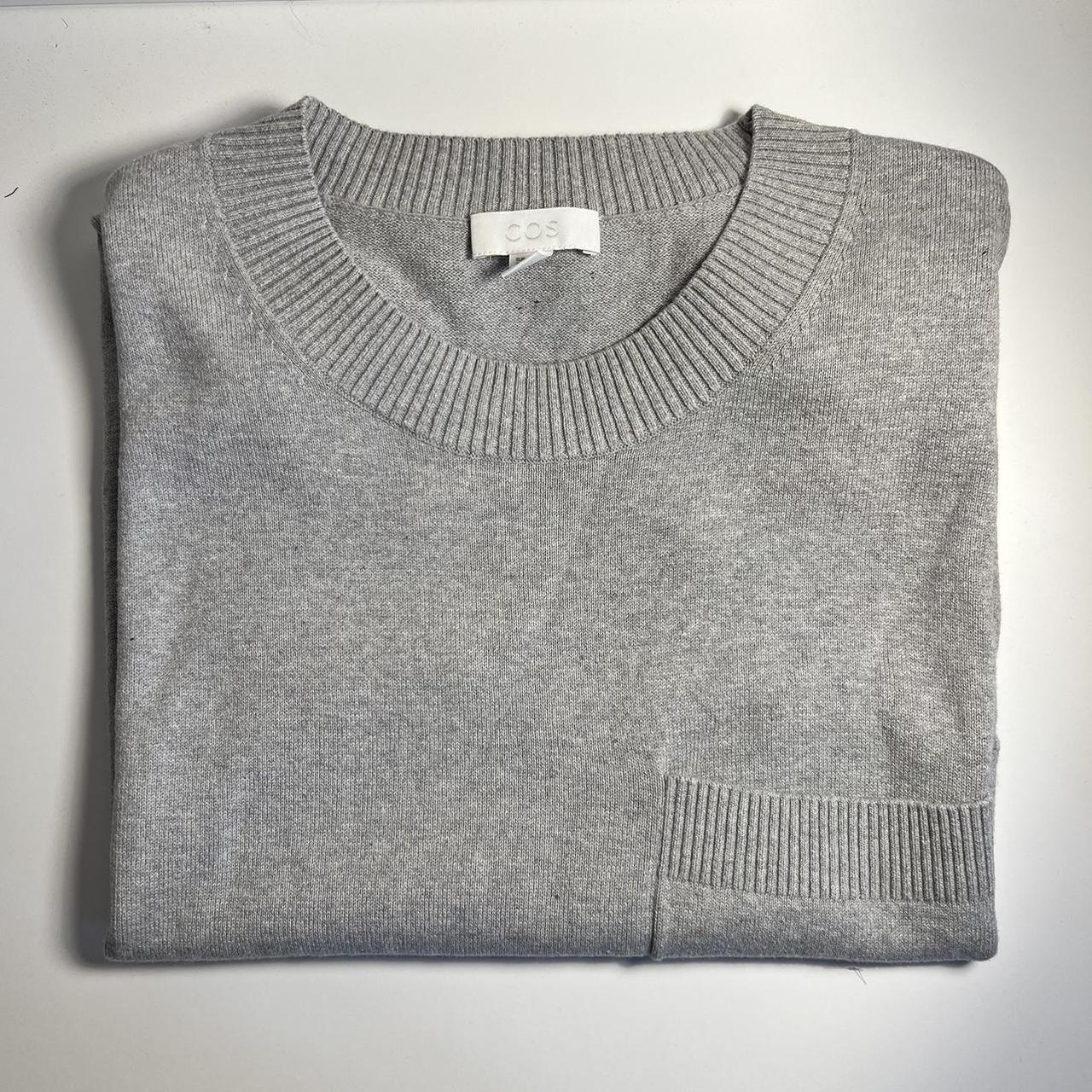 COS Men's Grey Jumper | Depop