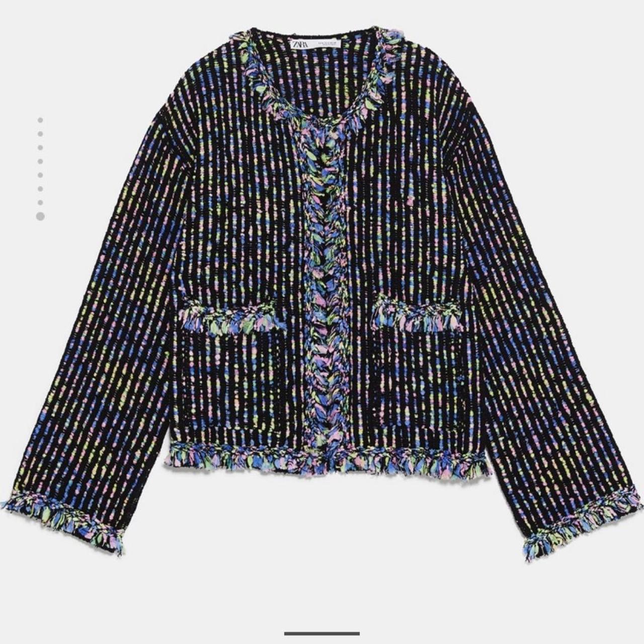 Zara multicoloured cardigan hotsell