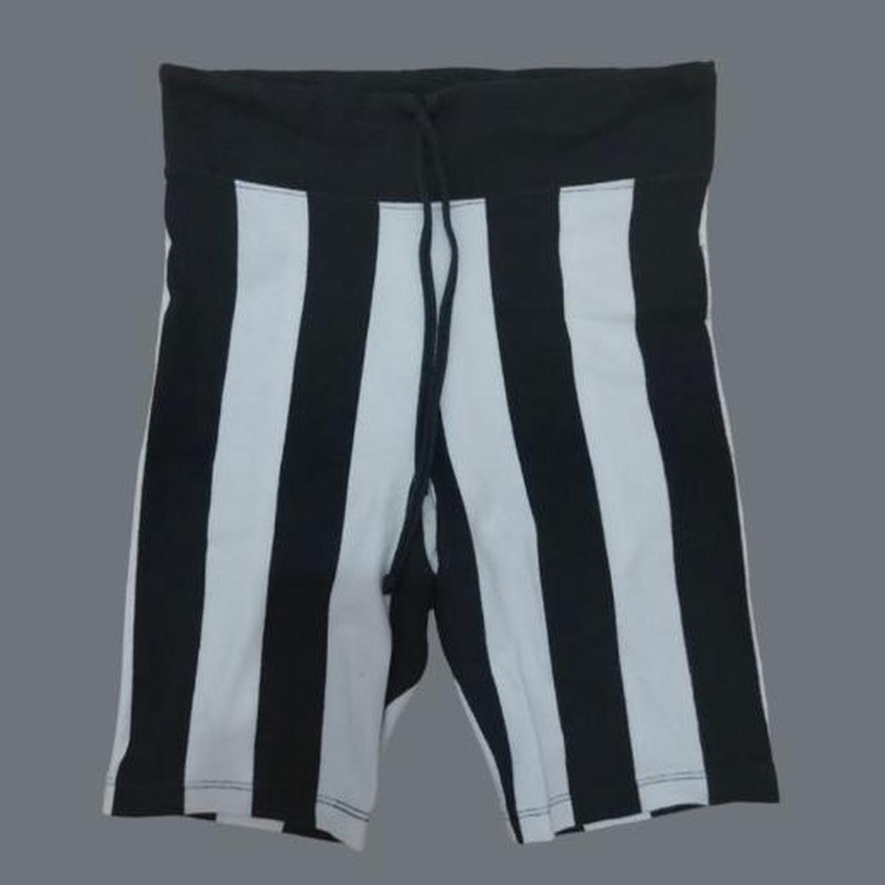 Cycling shorts, (above the knee), striped, size S /... Depop