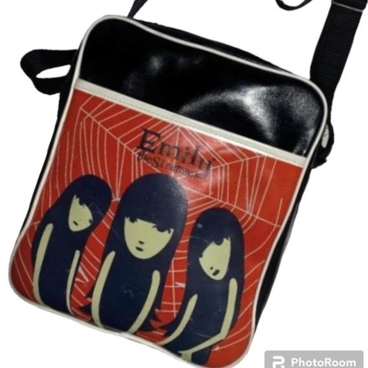 Emily The Strange Zonsters Cosmic Debris Black Shoulder Bag