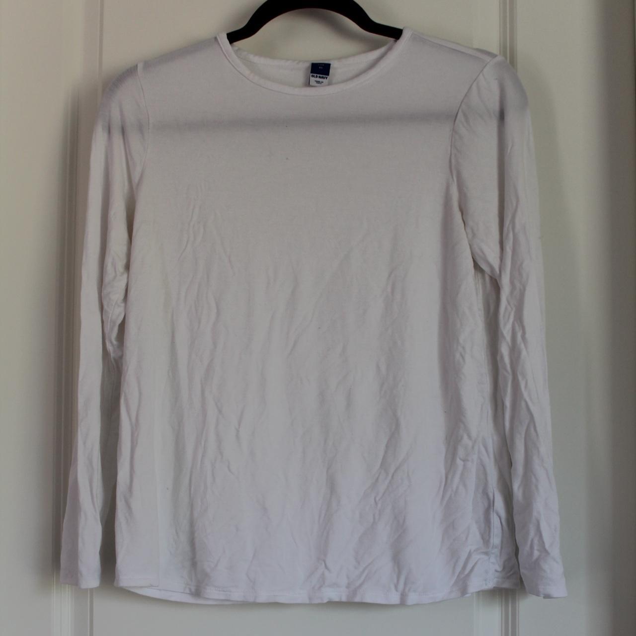 old navy white long sleeve