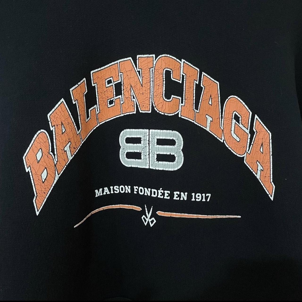 balenciaga orange hoodie