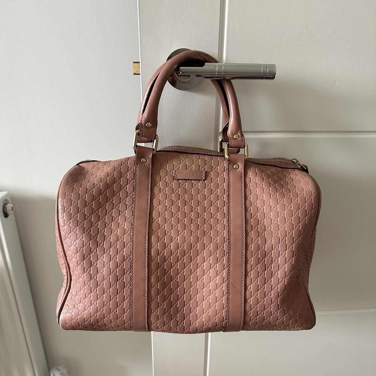 Gucci Boston Leather Handbag AND matching wallet - Depop