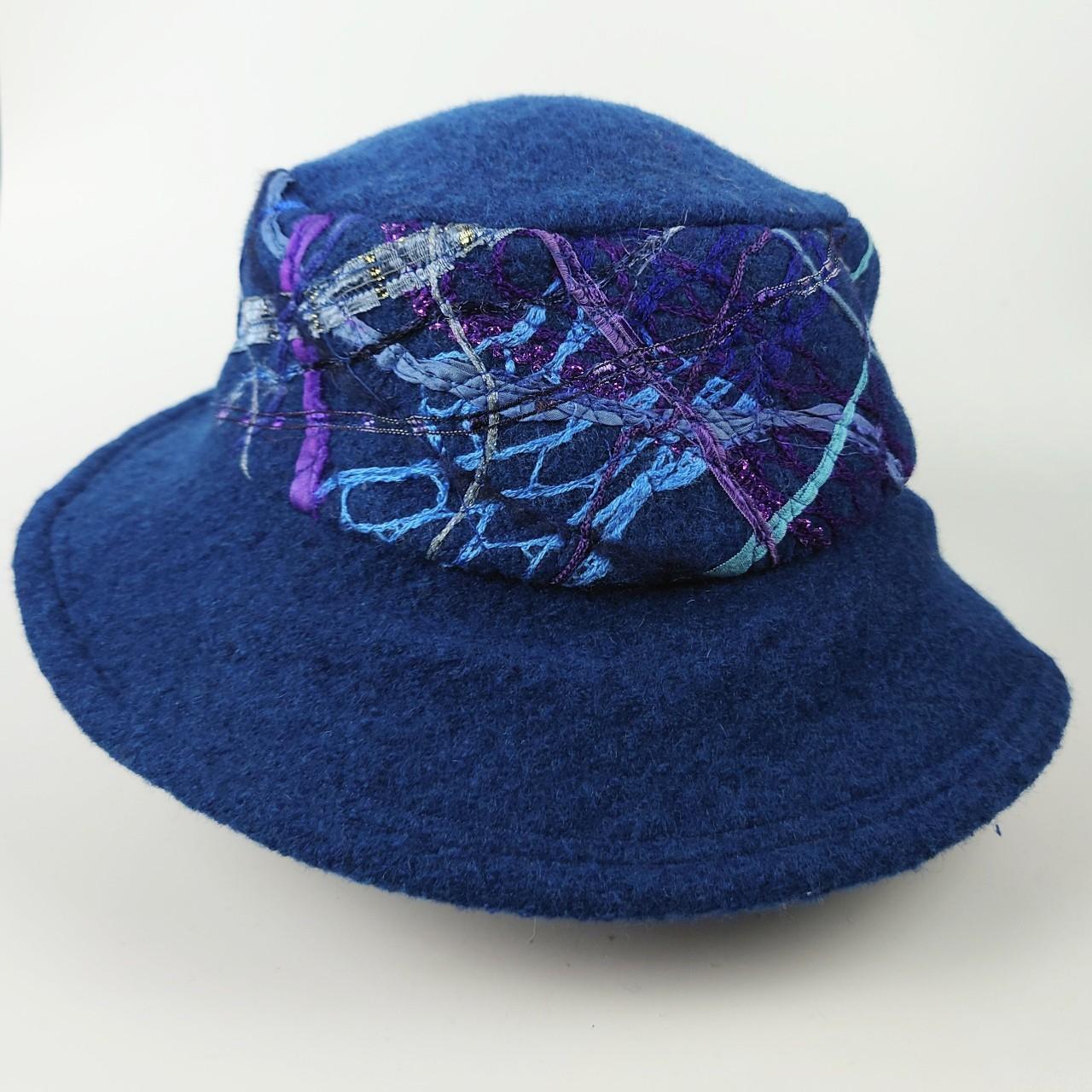 Women's Blue Hat Depop