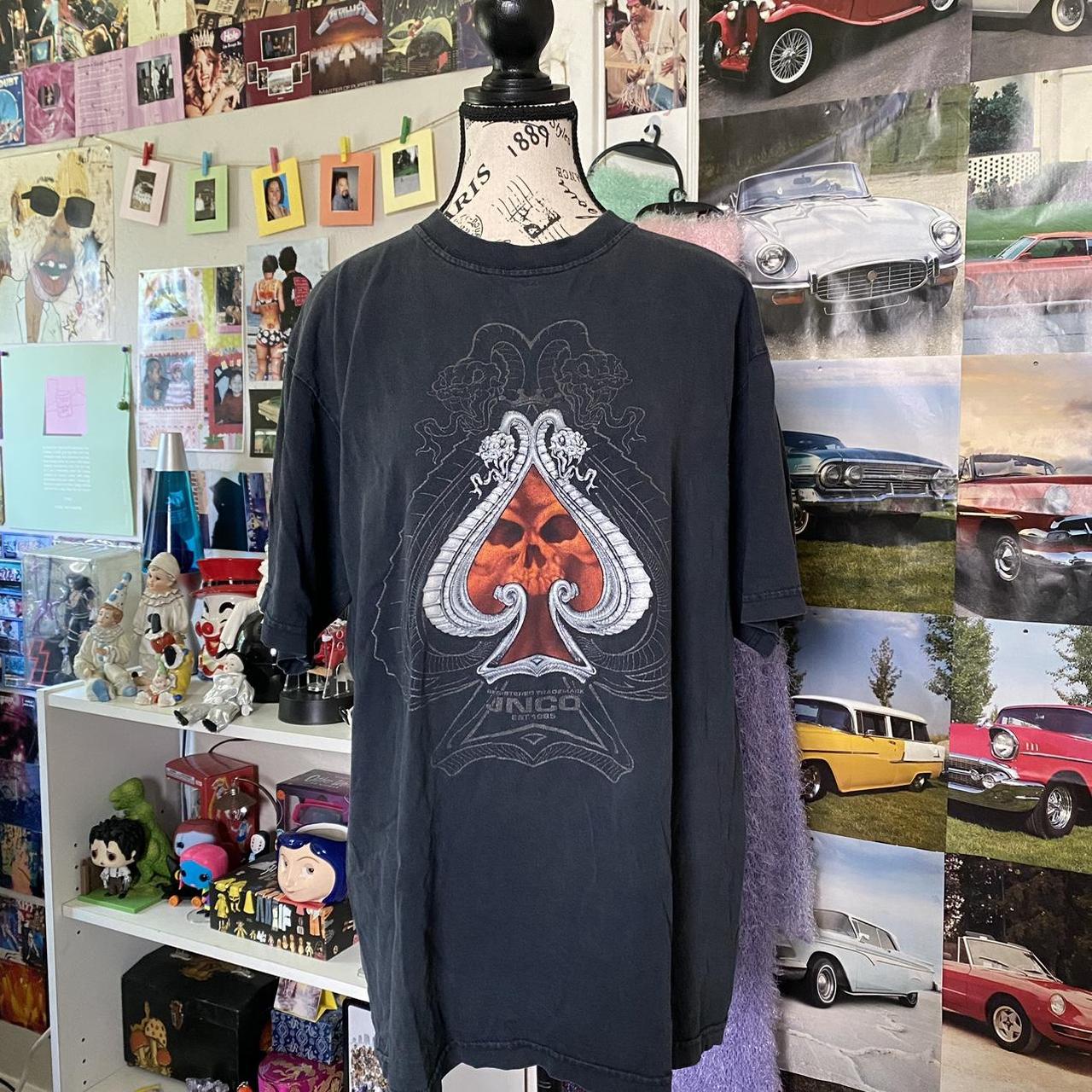 Vintage JNCO jeans scull T-shirt. Tag has been torn | Depop