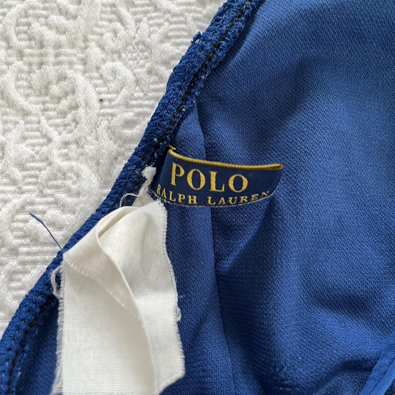 Polo Ralph Lauren Women's Blue and Navy Bikini-and-tankini-tops | Depop