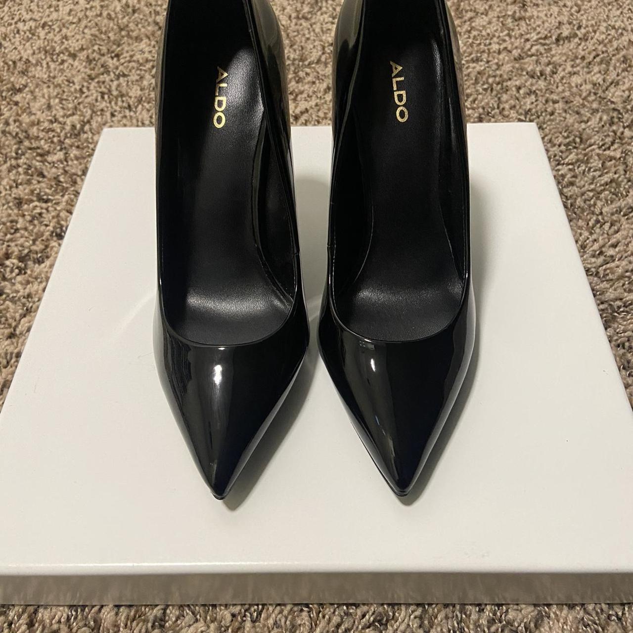 Aldo stessy black sales patent