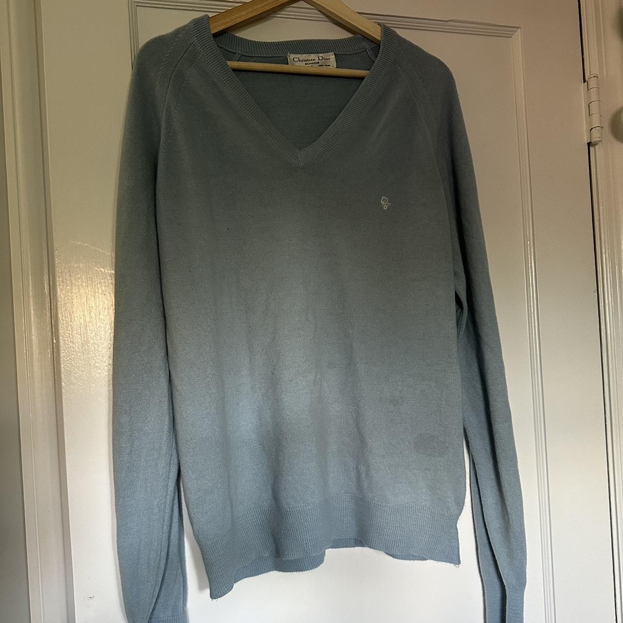 90sY2K Christian Dior Kashmir sweater Small stain... Depop