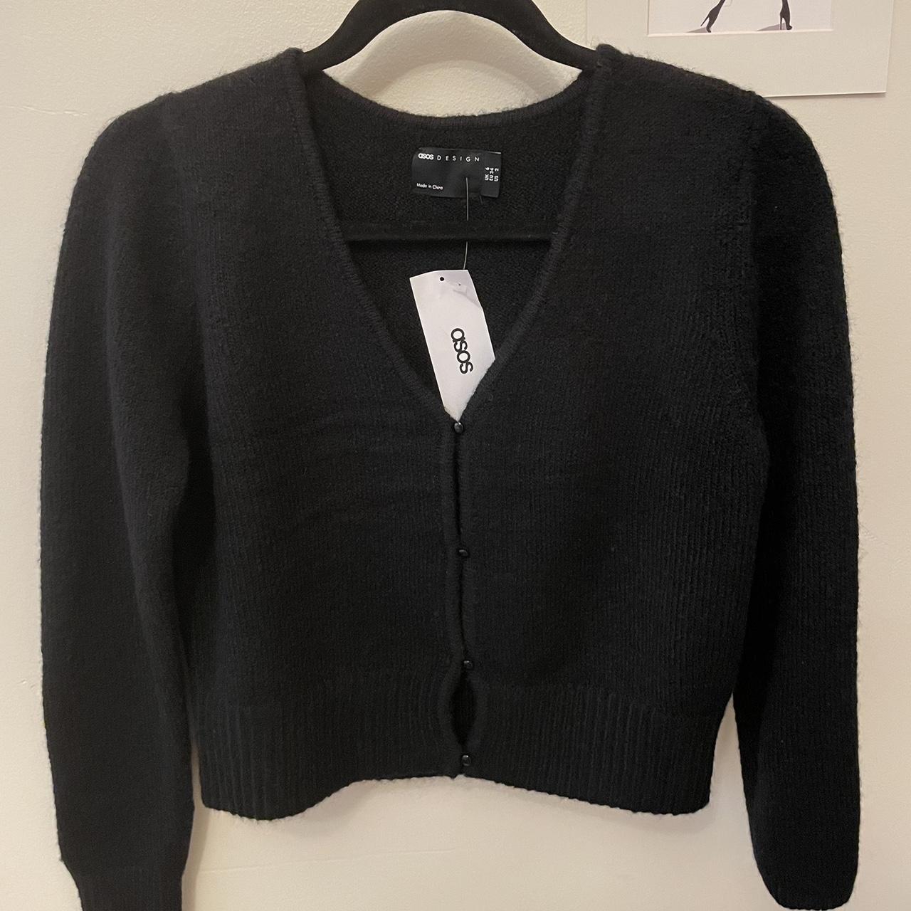 ASOS black cardigan sweater So soft and warm, great... - Depop